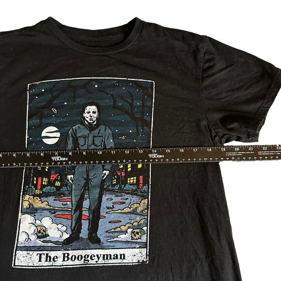 Halloween Michael Myers The Boogeyman T-shirt Unisex size Medium black Crewneck - Picture 6 of 6